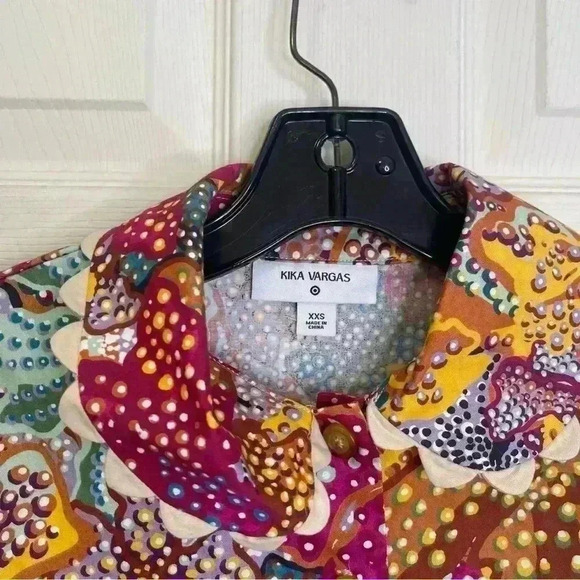Kika Vargas x Target Anemone Floral Mini Dress Sz XXS - Picture 6 of 10